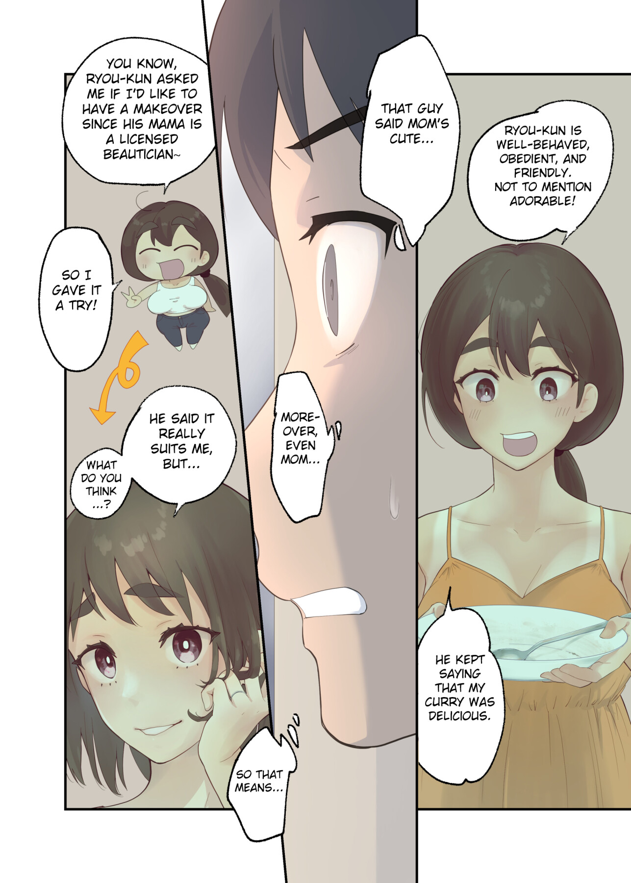 Hentai Manga Comic-My mother fell for my friend-Read-7